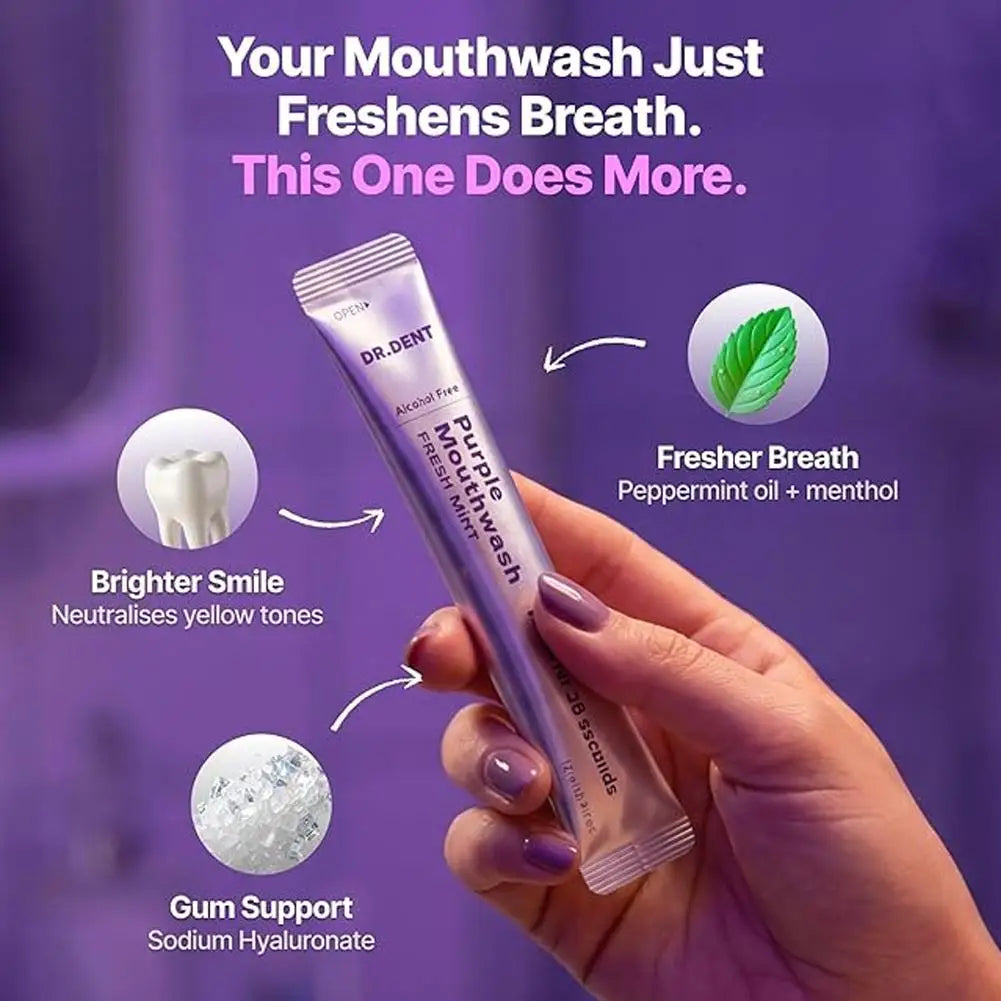 AuraBright™ Purple Whitening Mouthwash