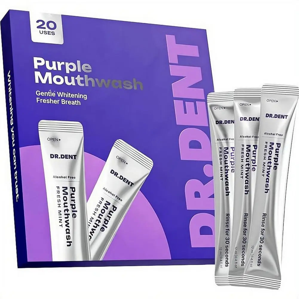 AuraBright™ Purple Whitening Mouthwash
