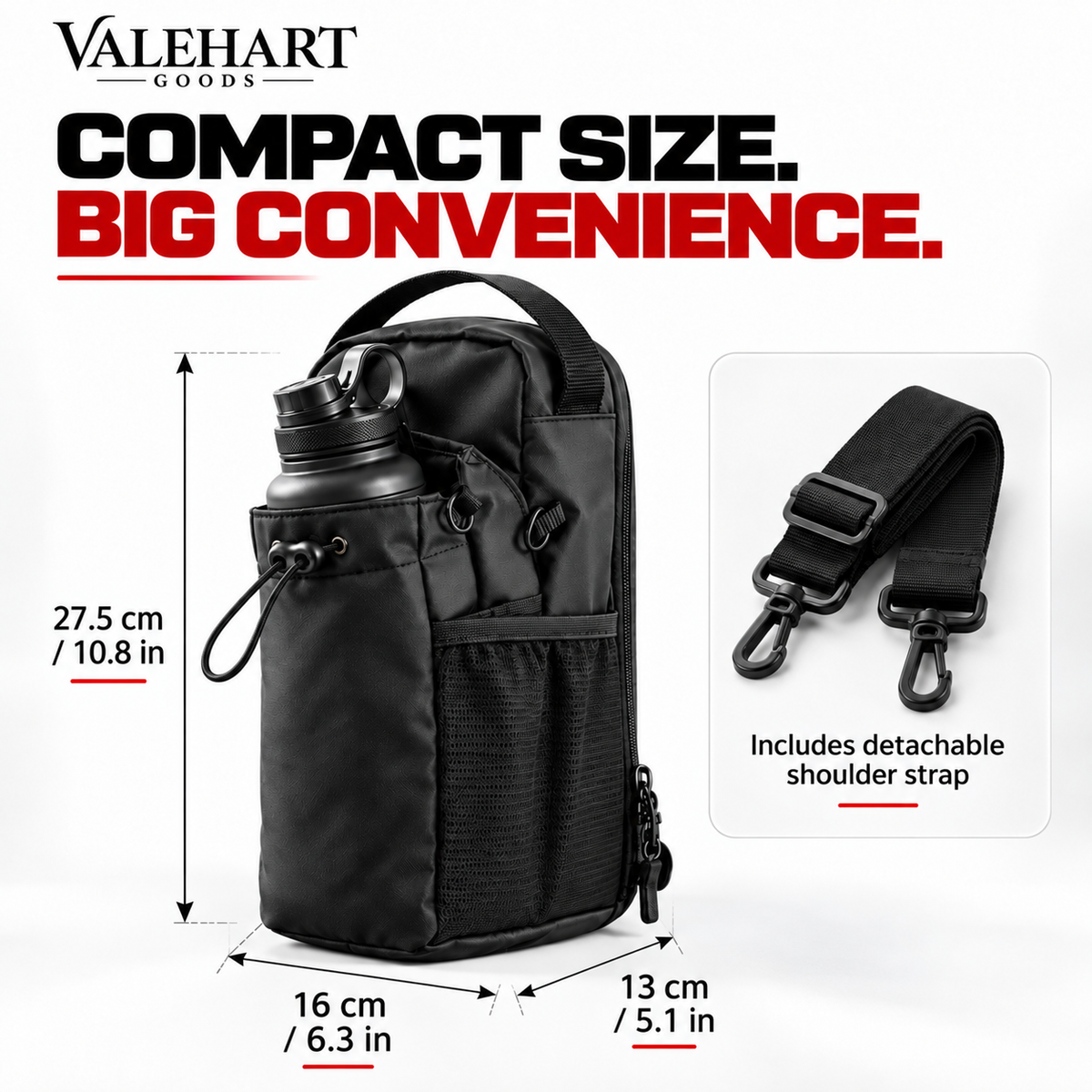 Valehart™ Magnetic Gym Bag